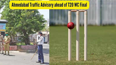 ahmedabad traffic advisory ahead of t20 wc final