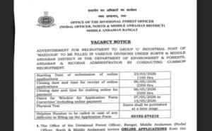 andaman and nicobar recruitment 2026 27