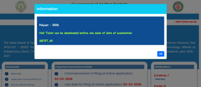 ap polycet 2026 hall ticket