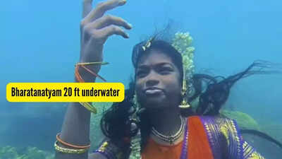 bharatanatyam 20 ft underwater