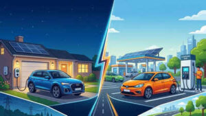 electric vehicle charging explained home charging vs public charging
