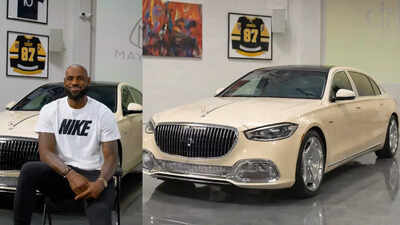 lebron james one of one mercedes maybach s class revealed with custom ivory finish and personalised interior know key details and pricing