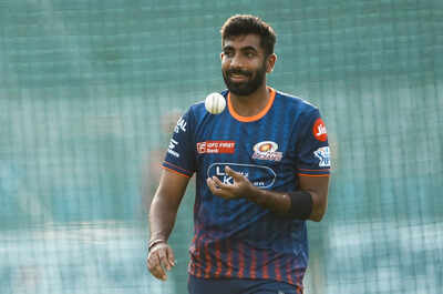 mumbai mumbai indians39 jasprit bumrah during a practice session ahead of an ind