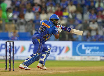 mumbai mumbai indians39 rohit sharma plays a shot during the indian premier leag