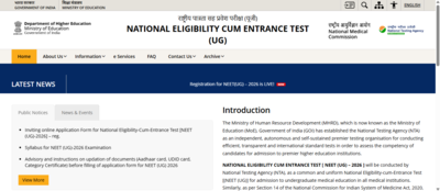 neet ug 2026 registration ends tomorrow