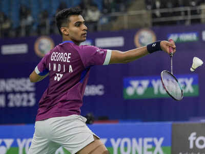 new delhi india39s kiran george returns to france39s alex lanier during the men39s