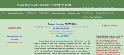 pstet 2026 provisional answer key released