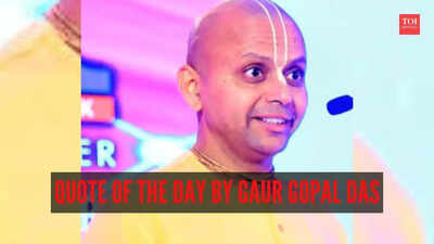 quote of the day by gaur gopal das