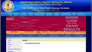 rguhs ems result 2026 declared online for mbbs bpharma and bsc nursing courses