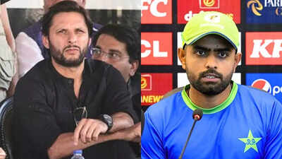 shahid afridi and babar azam agency photos