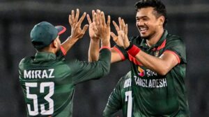 taskin ahmed stars with 449 as bangladesh beat pakistan