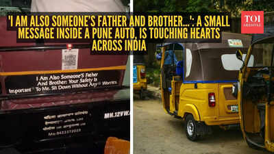 39i am also someones father and brother39 a small message inside a pune auto is touching hearts across india
