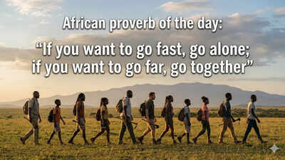 african proverb of the day image ai generated by google gemini