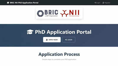 bric nii phd admission 2026