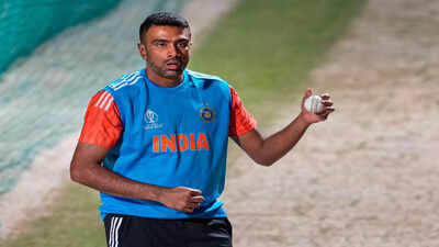dharamshala india39s ravichandran ashwin during a practice session ahead of the