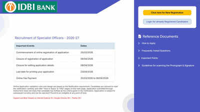 idbi bank so recruitment 2026