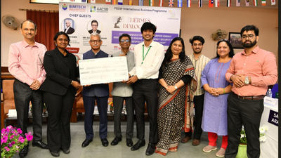 iim rohtak wins bimtechs hermes dialogue 60 a national level debate featuring representation from 12 nations