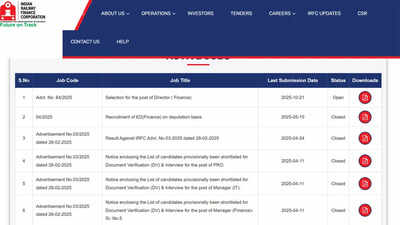 irfc recruitment 2026