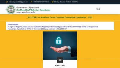 jssc excise constable admit card 2026