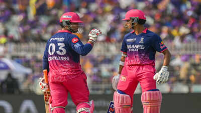 kolkata apr 19 ani rajasthan royals39 vaibhav sooryavanshi and yashasvi jaisw