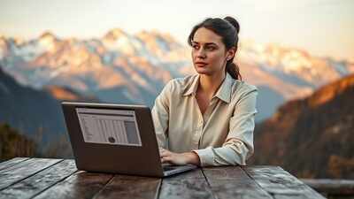 quiet vacationing when time off stays half online