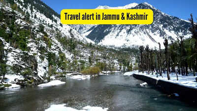 travel alert issued in jammu amp kashmir