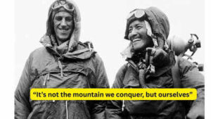 travel quote of the day by sir edmund hillary