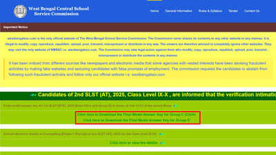 wbssc group c answer key 2026