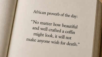 african proverb of the day ai generated image
