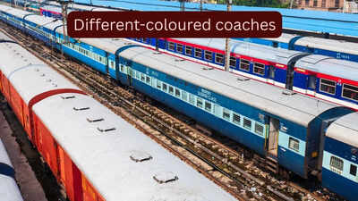 different coloured coaches
