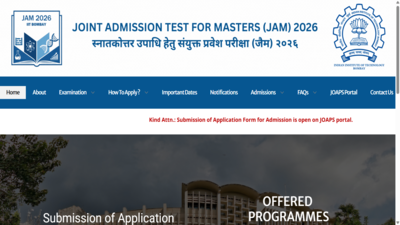 iit jam 2026 round 1 admission list