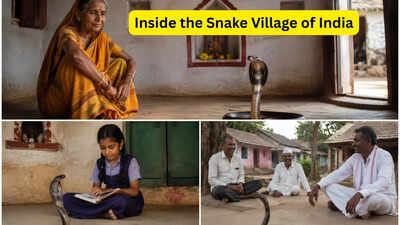 inside the snake village of india