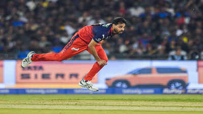 raipur may 10 ani royal challengers bengaluru39s bhuvneshwar kumar bowls duri