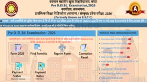 rajasthan pre deled admit card 2026